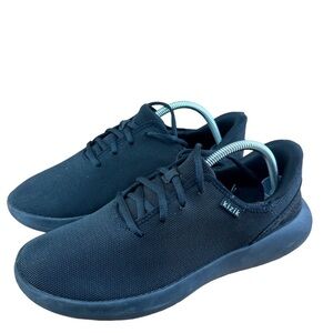 KIZIK Madrid Eco Knit Unisex  Black Lace Up Sneaker Shoes Size M’s 9|Wo’…
